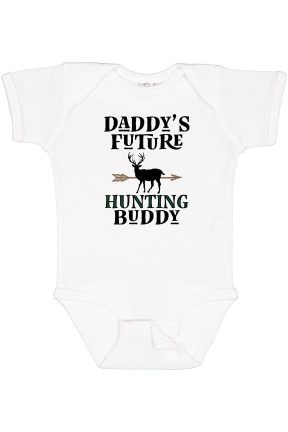 Daddy Future Hunting Buddy Boys or Girls Baby Bodysuit