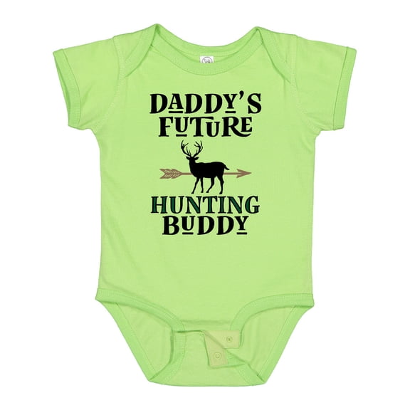 Inktastic Daddy Future Hunting Buddy Boys or Girls Baby Bodysuit