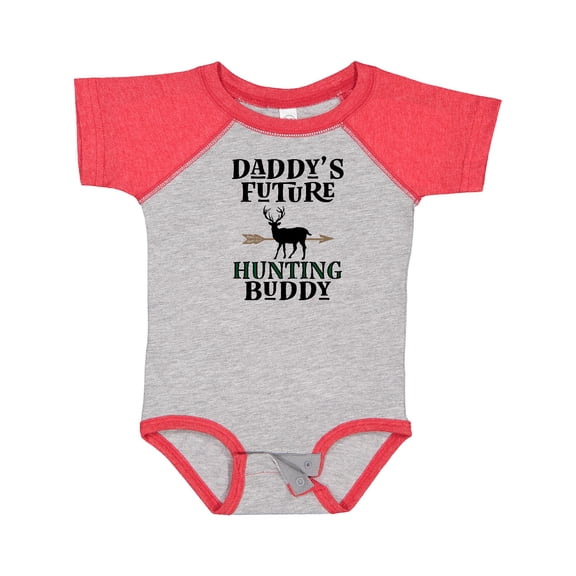Inktastic Daddy Future Hunting Buddy Boys or Girls Baby Bodysuit