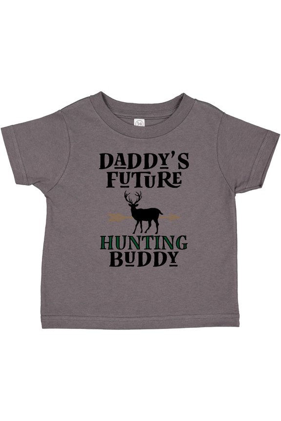 Daddy Future Hunting Buddy Boys or Girls Toddler T-Shirt