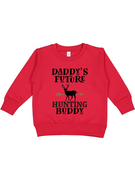 Daddy Future Hunting Buddy Toddler Sweatshirt