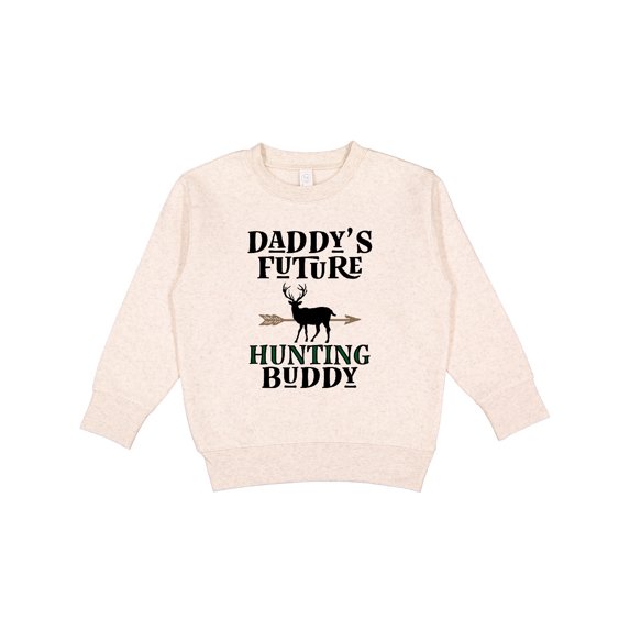 Inktastic Daddy Future Hunting Buddy Toddler Sweatshirt