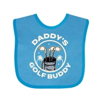 Inktastic Daddy Golf Buddy Boys or Girls Baby Bib