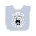 thumbnail image 1 of Inktastic Daddy Golf Buddy Boys or Girls Baby Bib, 1 of 4