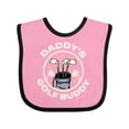 thumbnail image 1 of Inktastic Daddy Golf Buddy Boys or Girls Baby Bib, 1 of 4