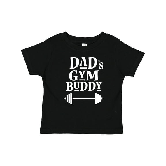 Inktastic Daddy Gym Buddy Workout Fitness Boys or Girls Baby T-Shirt
