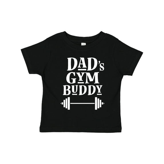 Inktastic Daddy Gym Buddy Workout Fitness Boys or Girls Toddler T-Shirt