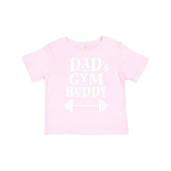 Inktastic Daddy Gym Buddy Workout Fitness Boys or Girls Toddler T-Shirt