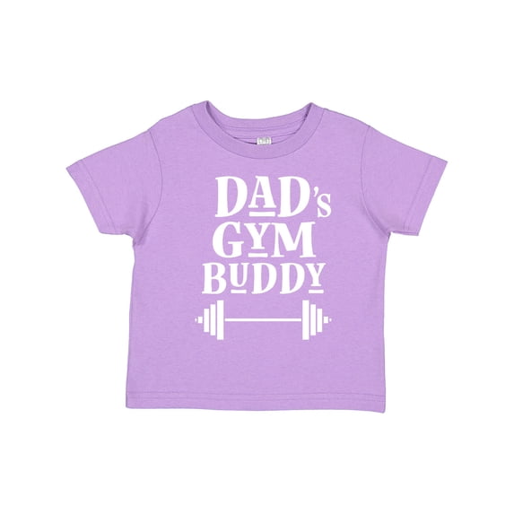 Inktastic Daddy Gym Buddy Workout Fitness Boys or Girls Toddler T-Shirt
