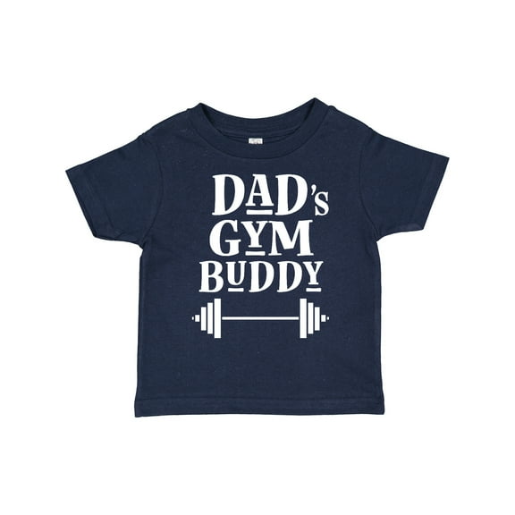 Inktastic Daddy Gym Buddy Workout Fitness Boys or Girls Toddler T-Shirt