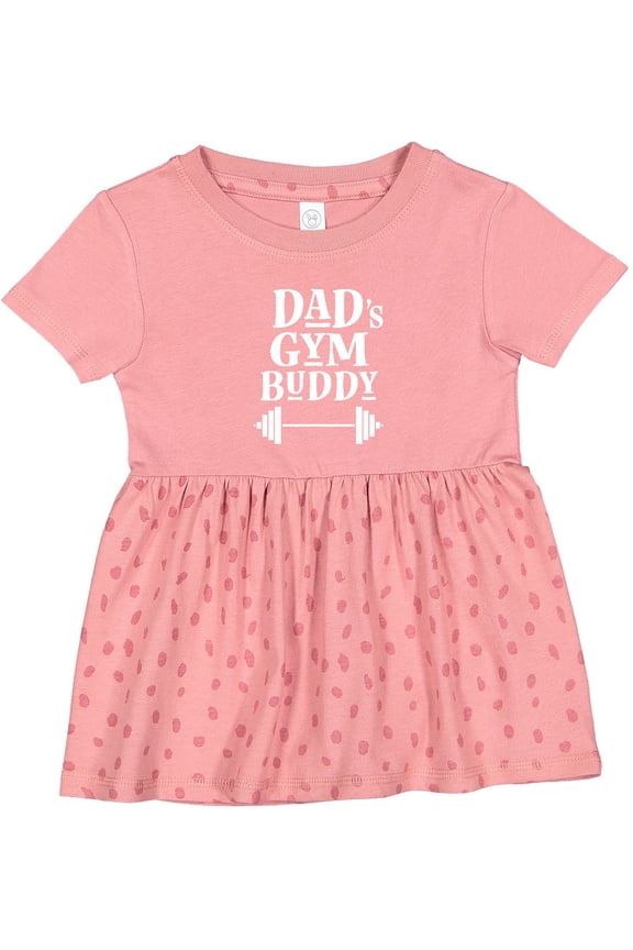 Daddy Gym Buddy Workout Fitness Girls Baby Dress