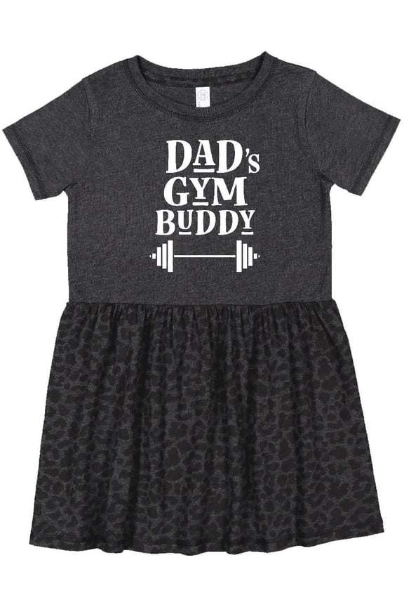 Daddy Gym Buddy Workout Fitness Girls Toddler Dress