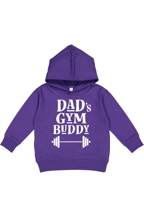 Daddy Gym Buddy Workout Fitness Toddler Hoodie