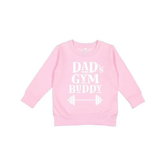 Inktastic Daddy Gym Buddy Workout Fitness Toddler Sweatshirt