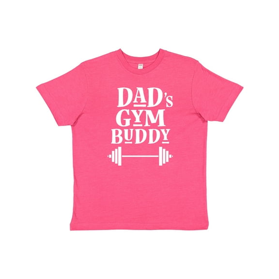 Inktastic Daddy Gym Buddy Workout Fitness Youth T-Shirt