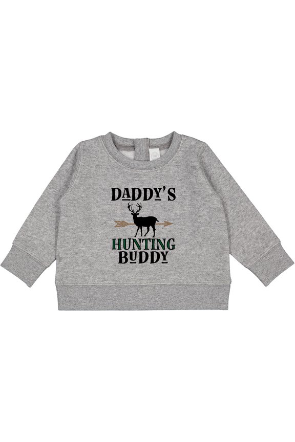 Daddy Hunting Buddy Bow Hunter Baby Sweatshirt