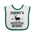 thumbnail image 1 of Inktastic Daddy Hunting Buddy Bow Hunter Boys Baby Bib, 1 of 4