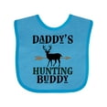 thumbnail image 1 of Inktastic Daddy Hunting Buddy Bow Hunter Boys Baby Bib, 1 of 4