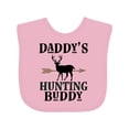 thumbnail image 1 of Inktastic Daddy Hunting Buddy Bow Hunter Boys Baby Bib, 1 of 4