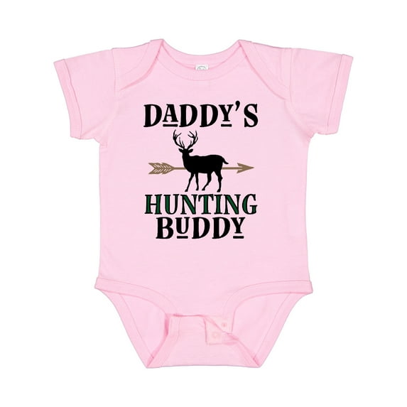 Inktastic Daddy Hunting Buddy Bow Hunter Boys Baby Bodysuit