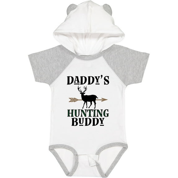 Inktastic Daddy Hunting Buddy Bow Hunter Boys Baby Bodysuit
