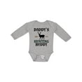 thumbnail image 1 of Inktastic Daddy Hunting Buddy Bow Hunter Boys Long Sleeve Baby Bodysuit, 1 of 5