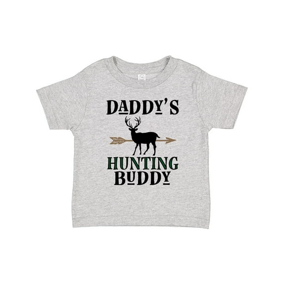 Inktastic Daddy Hunting Buddy Bow Hunter Boys Toddler T-Shirt