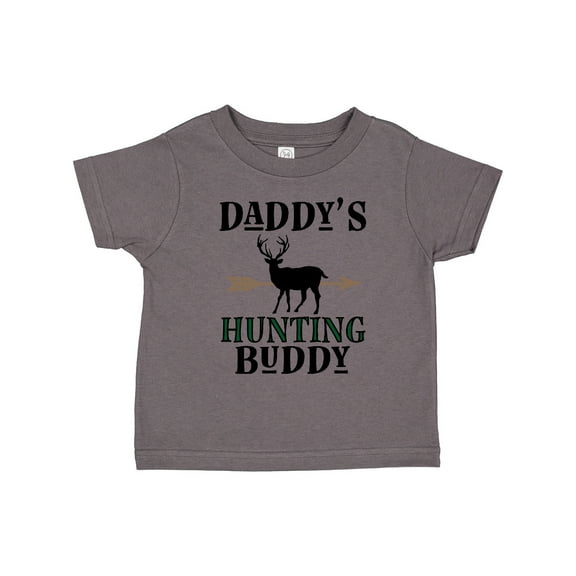 Inktastic Daddy Hunting Buddy Bow Hunter Boys Toddler T-Shirt