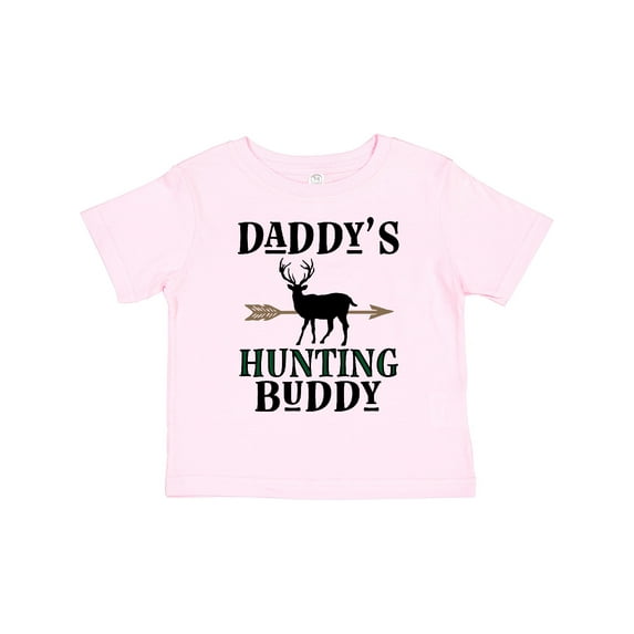 Inktastic Daddy Hunting Buddy Bow Hunter Boys Toddler T-Shirt
