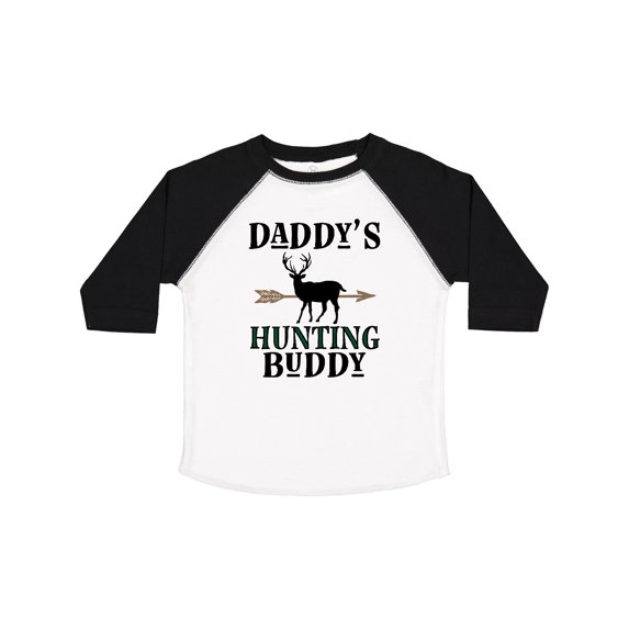 Inktastic Daddy Hunting Buddy Bow Hunter Boys Toddler T-Shirt