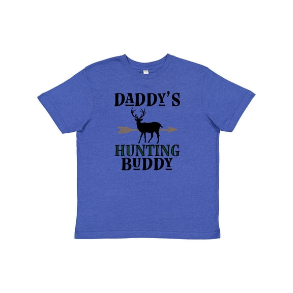 Inktastic Daddy Hunting Buddy Bow Hunter Youth T-Shirt