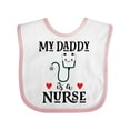 thumbnail image 1 of Inktastic Daddy is a Nurse Baby Boys or Girls Baby Bib, 1 of 4