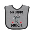 thumbnail image 1 of Inktastic Daddy is a Nurse Baby Boys or Girls Baby Bib, 1 of 4