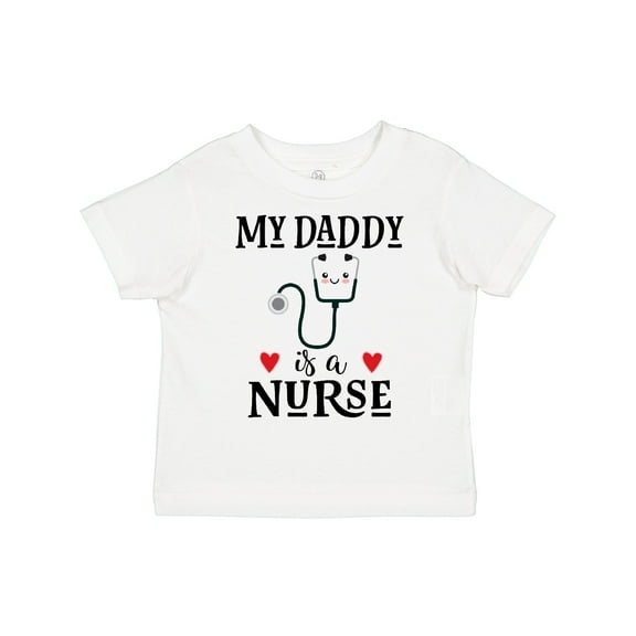 Inktastic Daddy Is A Nurse Baby Gift Boys or Girls Toddler T-Shirt