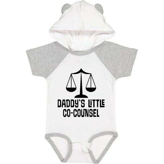 Inktastic Daddy Little Co Counsel Lawyer Boys or Girls Baby Bodysuit