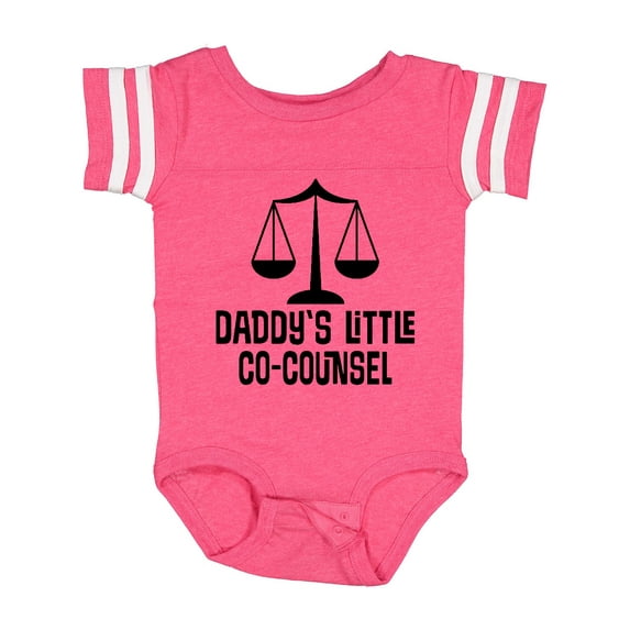Inktastic Daddy Little Co Counsel Lawyer Boys or Girls Baby Bodysuit
