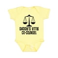 thumbnail image 1 of Inktastic Daddy Little Co Counsel Lawyer Boys or Girls Baby Bodysuit, 1 of 5