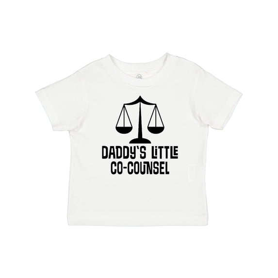Inktastic Daddy Little Co Counsel Lawyer Boys or Girls Baby T-Shirt