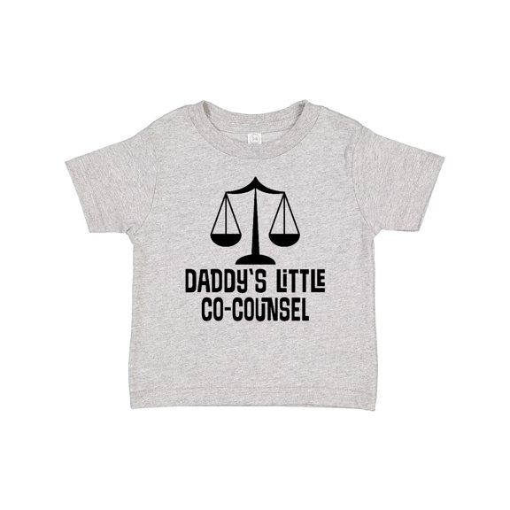 Inktastic Daddy Little Co Counsel Lawyer Boys or Girls Baby T-Shirt