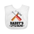 thumbnail image 1 of Inktastic Daddy Little Helper Tools Boys Baby Bib, 1 of 4