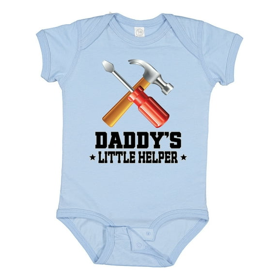 Inktastic Daddy Little Helper Tools Boys Baby Bodysuit