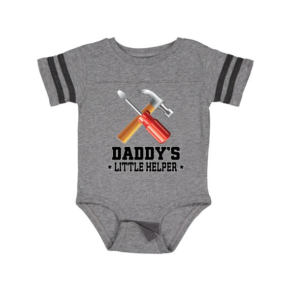 Inktastic Daddy Little Helper Tools Boys Baby Bodysuit