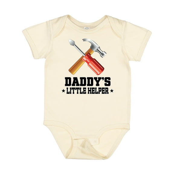 Inktastic Daddy Little Helper Tools Boys Baby Bodysuit