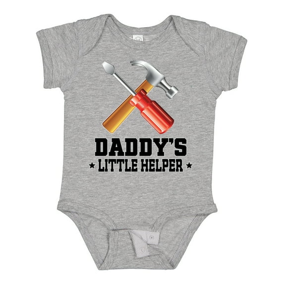 Inktastic Daddy Little Helper Tools Boys Baby Bodysuit