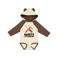 thumbnail image 1 of Inktastic Daddy Little Helper Tools Boys Long Sleeve Baby Bodysuit, 1 of 5