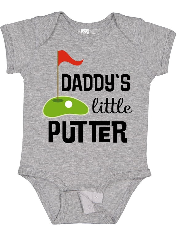 Daddy Little Putter Mini Golf Boys or Girls Baby Bodysuit