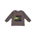 thumbnail image 1 of Inktastic Daddy Little Putter Mini Golf Boys or Girls Long Sleeve Toddler T-Shirt, 1 of 5