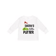 thumbnail image 1 of Inktastic Daddy Little Putter Mini Golf Boys or Girls Long Sleeve Toddler T-Shirt, 1 of 5
