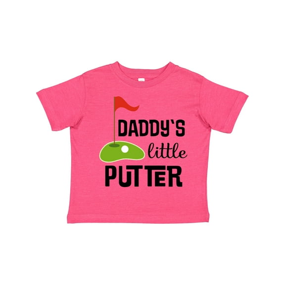 Inktastic Daddy Little Putter Mini Golf Boys or Girls Toddler T-Shirt
