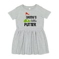 thumbnail image 1 of Inktastic Daddy Little Putter Mini Golf Girls Toddler Dress, 1 of 5